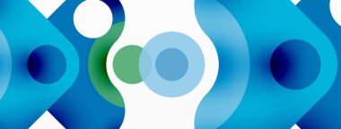 Yaratıcı geometrik duvar kağıdı. Minimum baloncuk oku ve çemberin soyut arkaplanı. Duvar kağıdı, afiş, arkaplan veya iniş için tekno iş şablonu