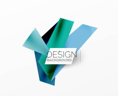 Arka plan soyut örtüşen şekiller. Duvar kağıdı afişi veya iniş sayfası için en düşük bileşim vektör ilüstrasyonuName