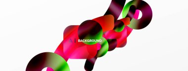 Metalik parlak geometrik yüzeyler, yuvarlak şekiller ve daireler. Duvar kağıdı, afiş, arkaplan, kart, kitap illüstrasyonu, iniş sayfası için dijital ağ geleceksel şablonu