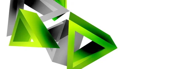 Triangle Abstract Background Basic Shape Technology Business Concept Composition Trendy — Διανυσματικό Αρχείο