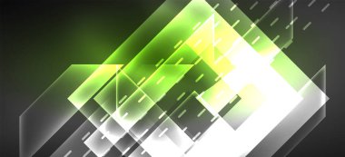 Arka plan duvar kağıtları, parlak çizgiler ve geometrik şekiller. Yapay Zeka teknolojisi, engelleme zinciri, iletişim, 5G, bilim, iş ve teknoloji konsepti için koyu duvar kağıdı