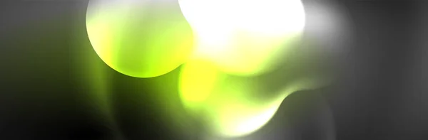 Magic Neon Glowing Lights Abstract Background Wallpaper Design Vector Illustration — Vector de stoc