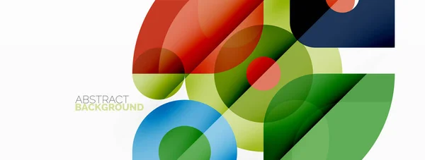 Colorful Geometric Pattern Minimal Abstract Background Wallpaper Banner Presentation — ストックベクタ