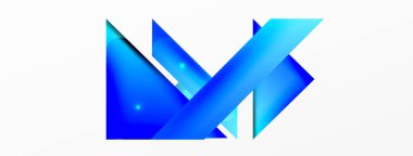 Dinamik 3d geometrik soyut arkaplan. Üçgenler ve diğer basit formlar. Duvar Kağıdı, Sancak, Arkaplan, Kart, Kitap İllüstrasyonu, İniş Sayfası