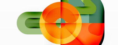 Yaratıcı geometrik duvar kağıdı. Çemberler, satır arkaplan. Duvar kağıdı, afiş, arkaplan veya iniş için iş şablonu