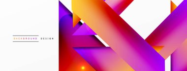 Dinamik 3d geometrik soyut arkaplan. Üçgenler ve diğer basit formlar. Duvar Kağıdı, Sancak, Arkaplan, Kart, Kitap İllüstrasyonu, İniş Sayfası