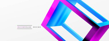 Renkli geometrik desen, duvar kağıdı, afiş ve sunum için asgari soyut arkaplan