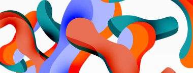 Yaratıcı geometrik duvar kağıdı. Sıvı dalga sıvısı arka planı şekillendirir. Duvar kağıdı, afiş, arkaplan veya iniş için tekno iş şablonu