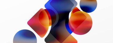 Saydam efektler geometrik soyut arkaplan. Minimalist duvar kağıdı, afiş, arkaplan veya iniş