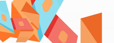 Yaratıcı geometrik duvar kağıdı. Soyut kurdele biçimi kompozisyonu. Duvar kağıdı, afiş, arkaplan veya iniş için tekno iş şablonu