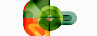 Yaratıcı geometrik duvar kağıdı. Çemberler, satır arkaplan. Duvar kağıdı, afiş, arkaplan veya iniş için iş şablonu