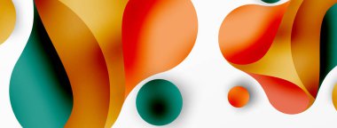 Geometrik yuvarlak şekiller ve soyut çemberler. Yapay zeka teknolojisi, engelleme zinciri, iletişim için duvar kağıdı, 5G, bilim, iş