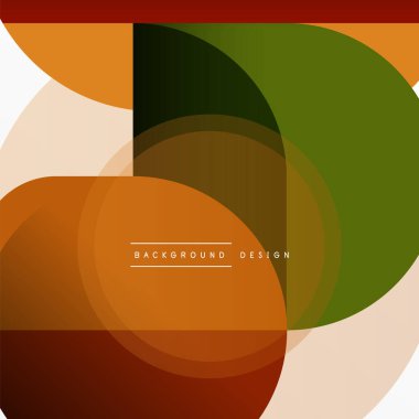 Yaratıcı geometrik duvar kağıdı. Asgari çember üçgen ve kare çizgi soyut arkaplan. Duvar kağıdı afişi veya iniş sayfası için vektör illüstrasyonu