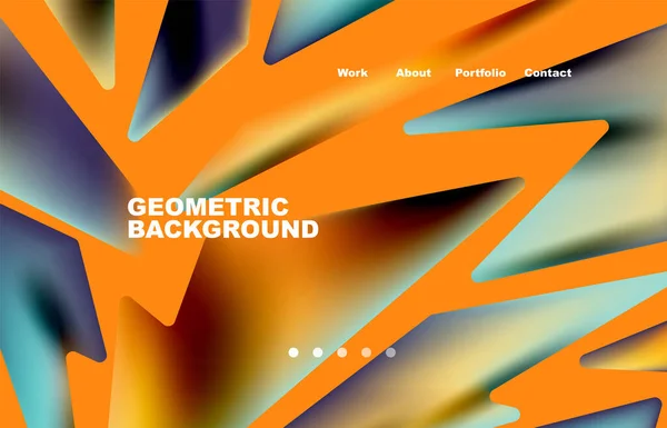 Shards Shape Composition Abstract Background Web Page Website Mobile App — ストックベクタ