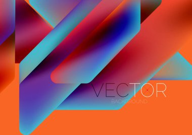 Tech minimal geometric wallpaper. Creative abstract background. Vector illustration for wallpaper banner background or landing page