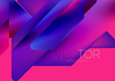 Tech minimal geometric wallpaper. Creative abstract background. Vector illustration for wallpaper banner background or landing page