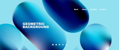 Minimal geometric abstract background, vector illustration for wallpaper banner background or landing page