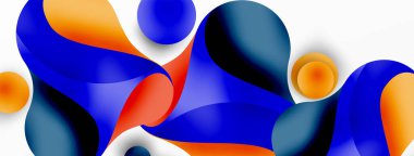 Akan geometrik şekiller, minimalist soyut arkaplanı oluşturur. Yuvarlak şekiller ve daireler. Yapay zeka teknolojisi, engelleme zinciri, iletişim için duvar kağıdı, 5G, bilim, iş