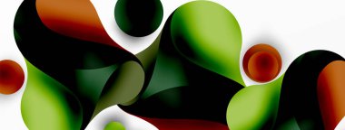 Akan geometrik şekiller, minimalist soyut arkaplanı oluşturur. Yuvarlak şekiller ve daireler. Yapay zeka teknolojisi, engelleme zinciri, iletişim için duvar kağıdı, 5G, bilim, iş