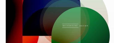 Geometrik asgari duvar kağıdı. Geometrik şekiller. Duvar kağıdı afişi veya iniş sayfası için vektör illüstrasyonu