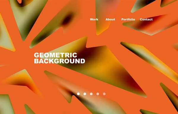 Broken Pieces Abstract Background Trendy Background Your Landing Page Design —  Vetores de Stock