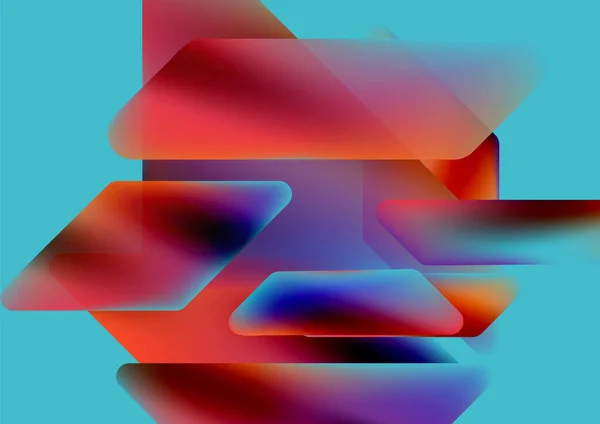 Tech Minimal Geometric Wallpaper Creative Abstract Background Vector Illustration Wallpaper — Διανυσματικό Αρχείο