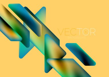Tech minimal geometric wallpaper. Creative abstract background. Vector illustration for wallpaper banner background or landing page