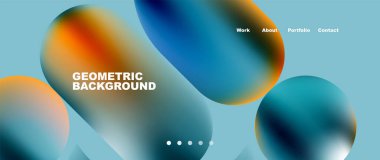 Minimal geometric abstract background, vector illustration for wallpaper banner background or landing page