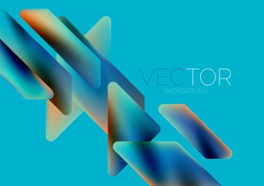 Tech minimal geometric wallpaper. Creative abstract background. Vector illustration for wallpaper banner background or landing page