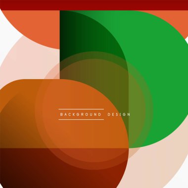 Yaratıcı geometrik duvar kağıdı. Asgari çember üçgen ve kare çizgi soyut arkaplan. Duvar kağıdı afişi veya iniş sayfası için vektör illüstrasyonu