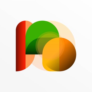 Yuvarlak üçgen çizgileri ve daireleri şekillendirir. Duvar kağıdı afişi arkaplanı veya iniş sayfası için Geometrik vektör çizimi