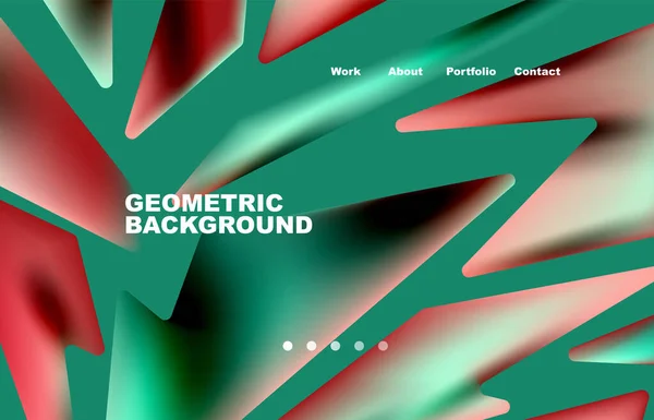 Broken Pieces Abstract Background Trendy Background Your Landing Page Design — ストックベクタ
