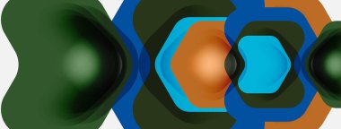 Beyaz arka planda renkli ok şekilleri. Minimum geometrik soyut arkaplan. Duvar kağıdı afişi veya iniş sayfası için vektör illüstrasyonu