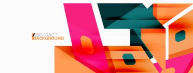 Soyut çizgi ve üçgen arkaplan. Yaratıcı geometrik soyut arkaplan. Duvar kağıdı, afiş, arkaplan veya iniş için iş şablonu