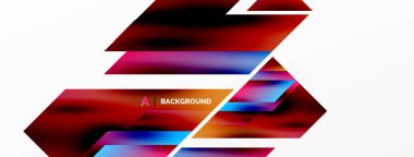 Modern trend minimalist soyut arka plan. Geometrik desen tasarımı, 3 boyutlu ve gölge efektleri. Vektör İllüstrasyonu