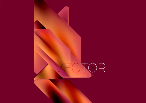 Tech Minimal Geometric Wallpaper Creative Abstract Background Vector Illustration Wallpaper — Vetor de Stock