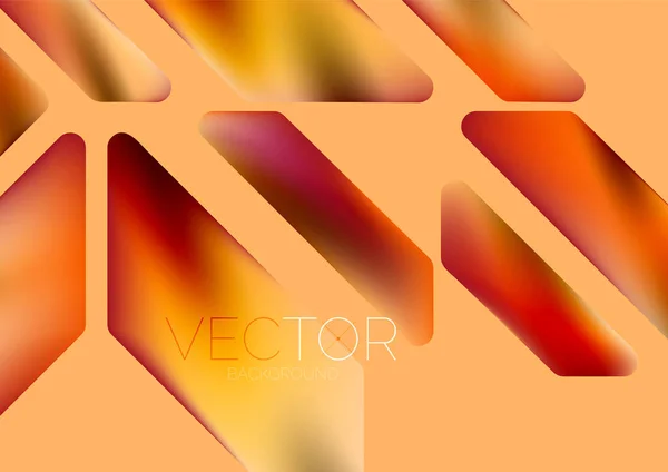 Fluid Color Dynamic Geometric Shapes Abstract Background Vector Illustration Wallpaper Vector Graphics