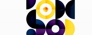 Temiz bir çember arka planı. Duvar kağıdı, pankart, arkaplan veya iniş için renkli şablon