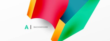 Soyut arkaplan - 3 boyutlu soyut şekil. Yapay zeka teknolojisi, engelleme zinciri, iletişim için duvar kağıdı, 5G, bilim, iş