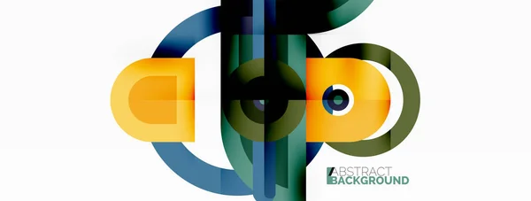 Kreative Geometrische Tapeten Minimaler Abstrakter Hintergrund Helle Farbige Geometrische Formen — Stockvektor