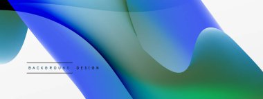 Akışkan renk soyut arkaplanı. Sıvı eğimleri, dalga desenleri. Duvar kağıdı, afiş, arkaplan veya iniş için moda tekno iş şablonu