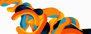 Yaratıcı geometrik duvar kağıdı. Sıçrama şekilleri kompozisyon arkaplanı. Duvar kağıdı, afiş, arkaplan veya iniş için tekno iş şablonu