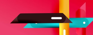 Arka plan çakışan hatlar. Dinamik çizgiler soyut duvar kağıdı. Duvar kağıdı afişi veya iniş sayfası için düz satır kompozisyon vektör ilüstrasyonuName