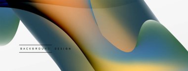 Soyut arkaplan. Duvar kağıdı, pankart, arkaplan veya iniş için akışkan renk dalgası şablonu