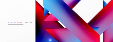 Dinamik 3d geometrik soyut arkaplan. Üçgenler ve diğer basit formlar. Duvar Kağıdı, Sancak, Arkaplan, Kart, Kitap İllüstrasyonu, İniş Sayfası