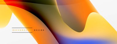 Akışkan renk soyut arkaplanı. Sıvı eğimleri, dalga desenleri. Duvar kağıdı, afiş, arkaplan veya iniş için moda tekno iş şablonu