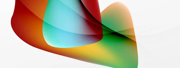 Fluid Color Abstract Background Liquid Gradients Wave Pattern Trendy Techno — Stok Vektör
