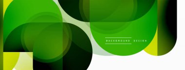 Yaratıcı geometrik duvar kağıdı. Asgari çember üçgen ve kare çizgi soyut arkaplan. Duvar kağıdı afişi veya iniş sayfası için vektör illüstrasyonu