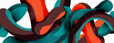 Yaratıcı geometrik duvar kağıdı. Sıvı dalga sıvısı arka planı şekillendirir. Duvar kağıdı, afiş, arkaplan veya iniş için tekno iş şablonu