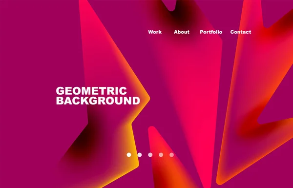 Shards Shape Composition Abstract Background Web Page Website Mobile App — ストックベクタ